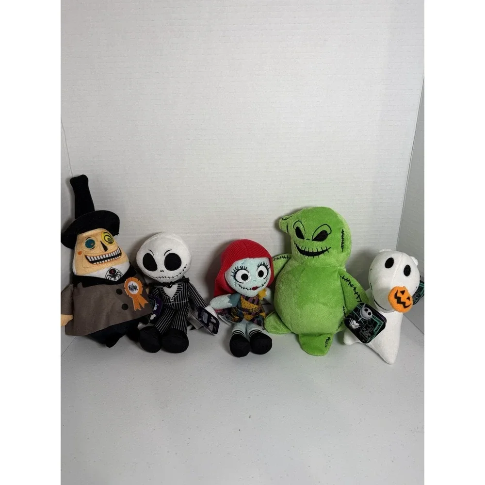 Nightmare Before Christmas Plush Lot of 5 Disney NWT